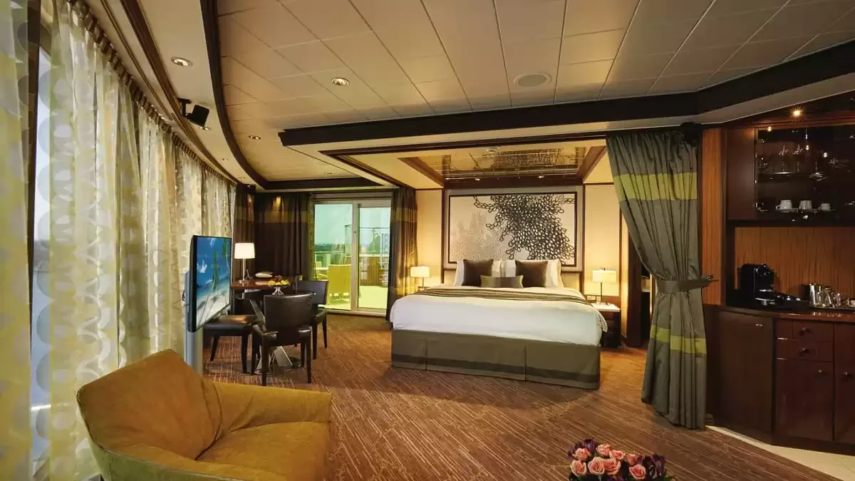 Une cabine à bord du Norwegian Jade