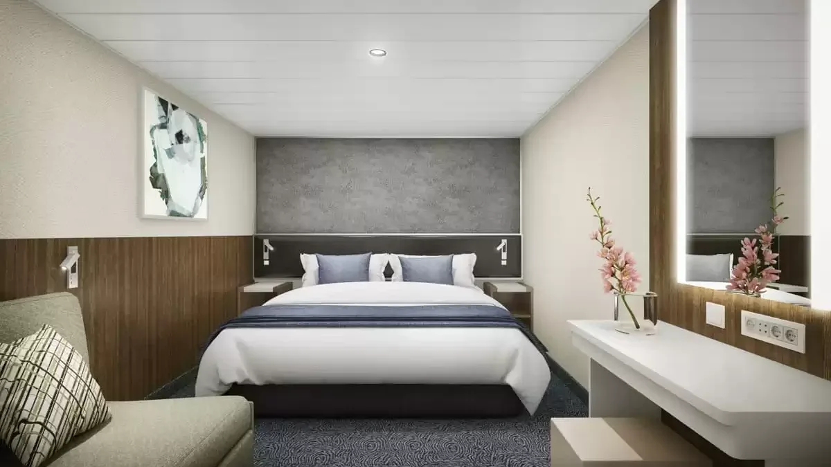 Une cabine à bord du Norwegian Spirit