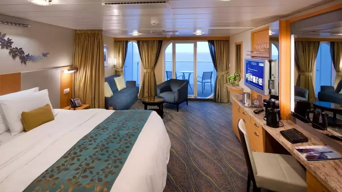 Une cabine à bord du Oasis of the Seas