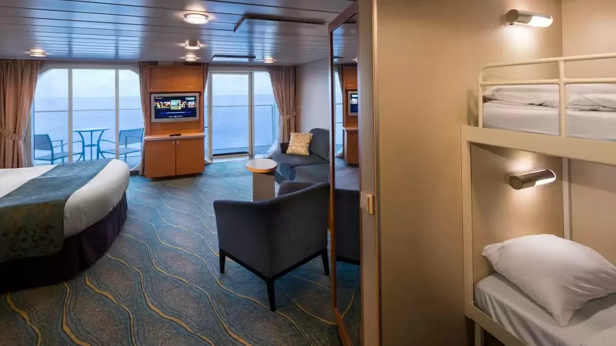 Une cabine à bord du Oasis of the Seas