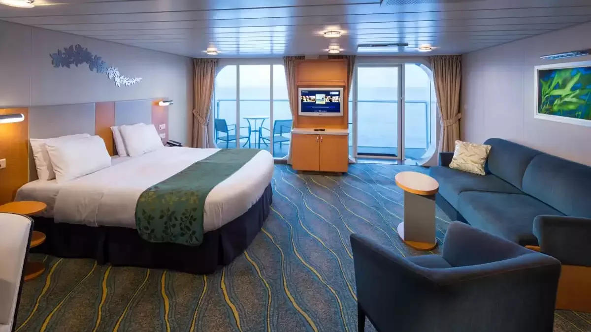 Une cabine à bord du Oasis of the Seas