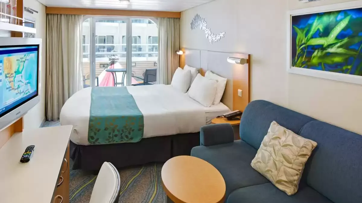 Une cabine à bord du Oasis of the Seas