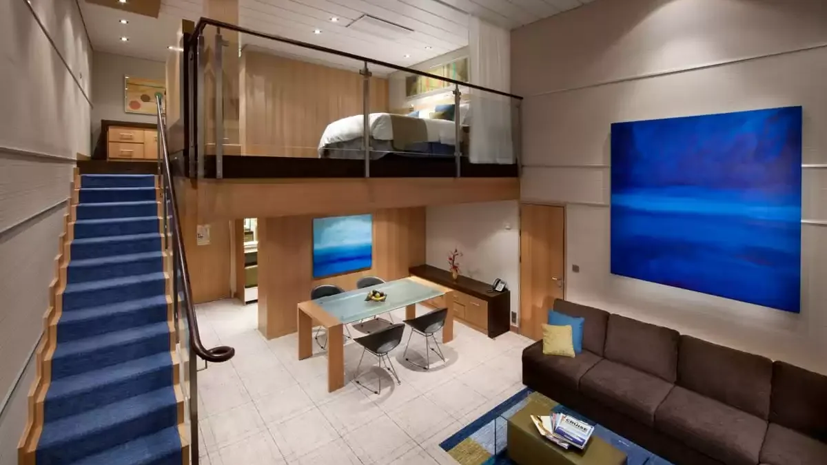 Une cabine à bord du Oasis of the Seas