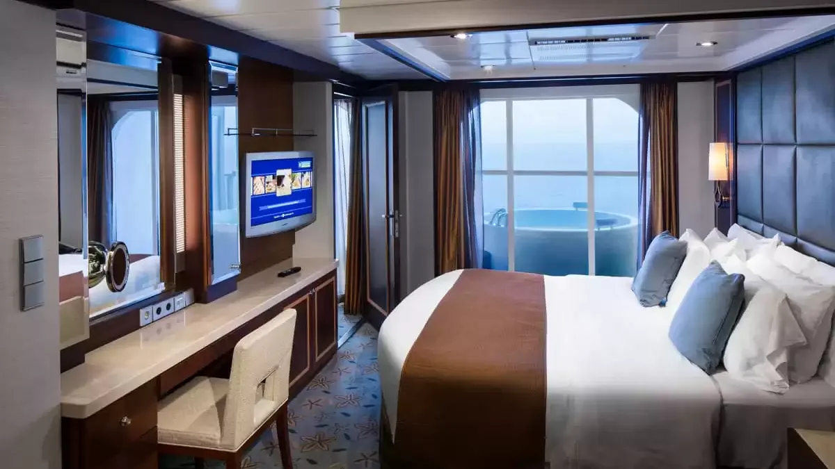 Une cabine à bord du Oasis of the Seas