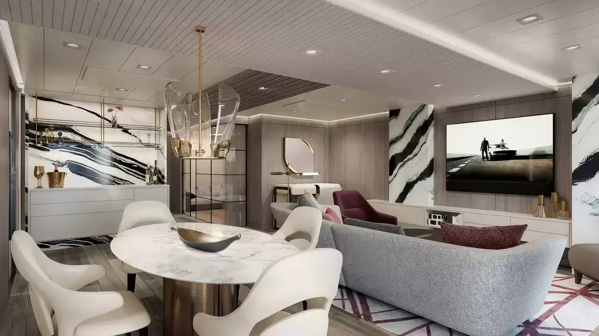 Une cabine à bord du Oceania Allura