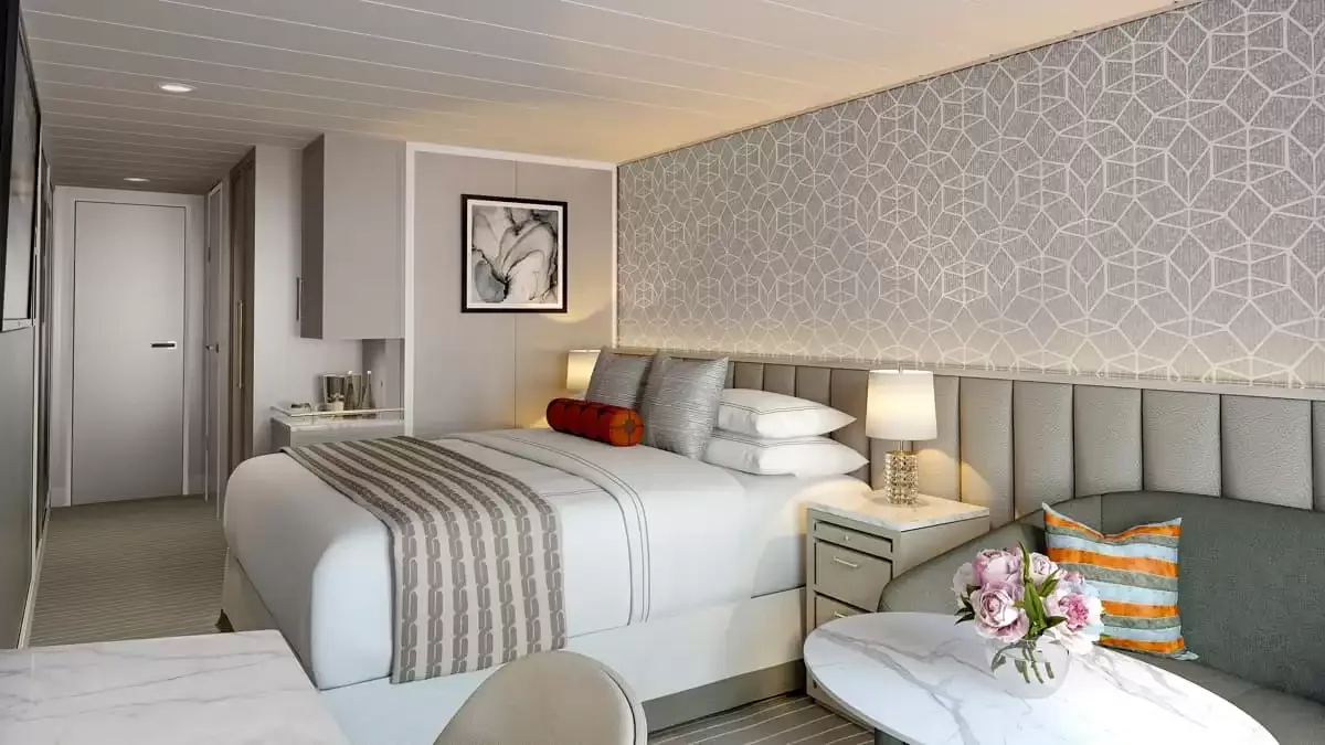 Une cabine à bord du Oceania Allura