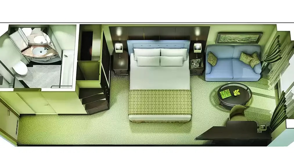 Une cabine à bord du Oceania Marina