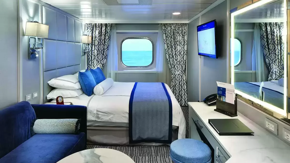 Une cabine à bord du Oceania Nautica