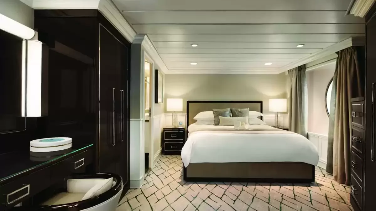 Une cabine à bord du Oceania Sirena
