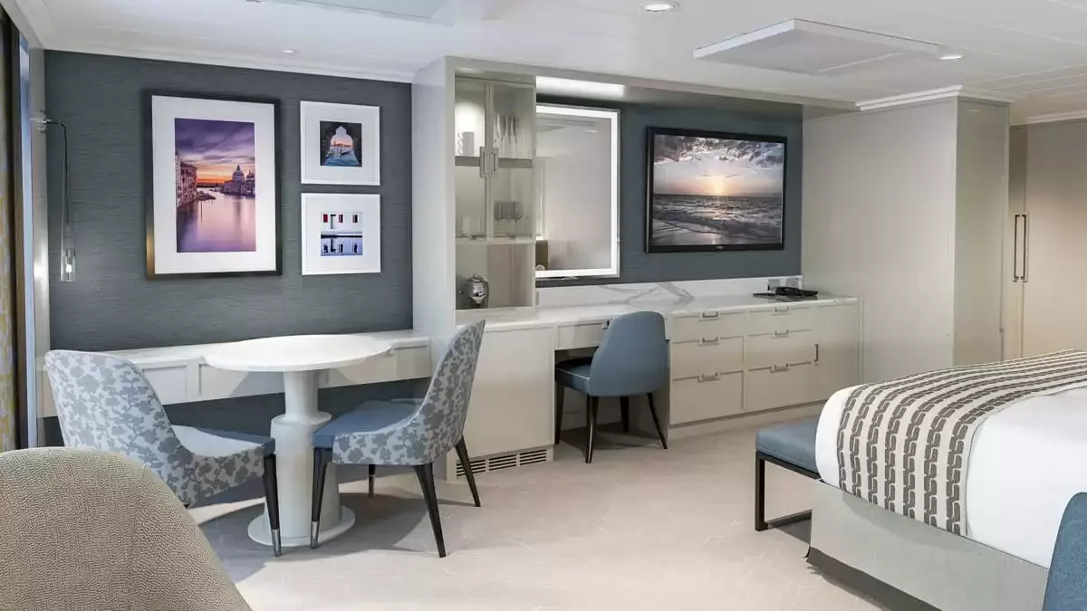 Une cabine à bord du Oceania Vista