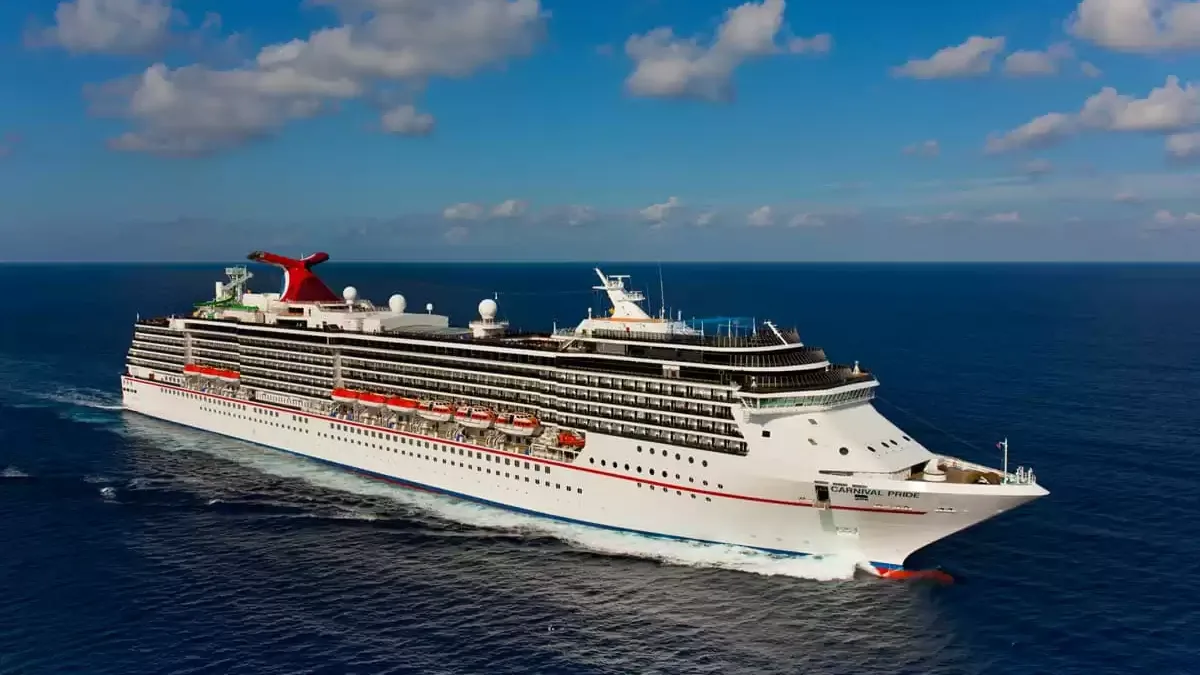 Le Pride en mer, vu du ciel