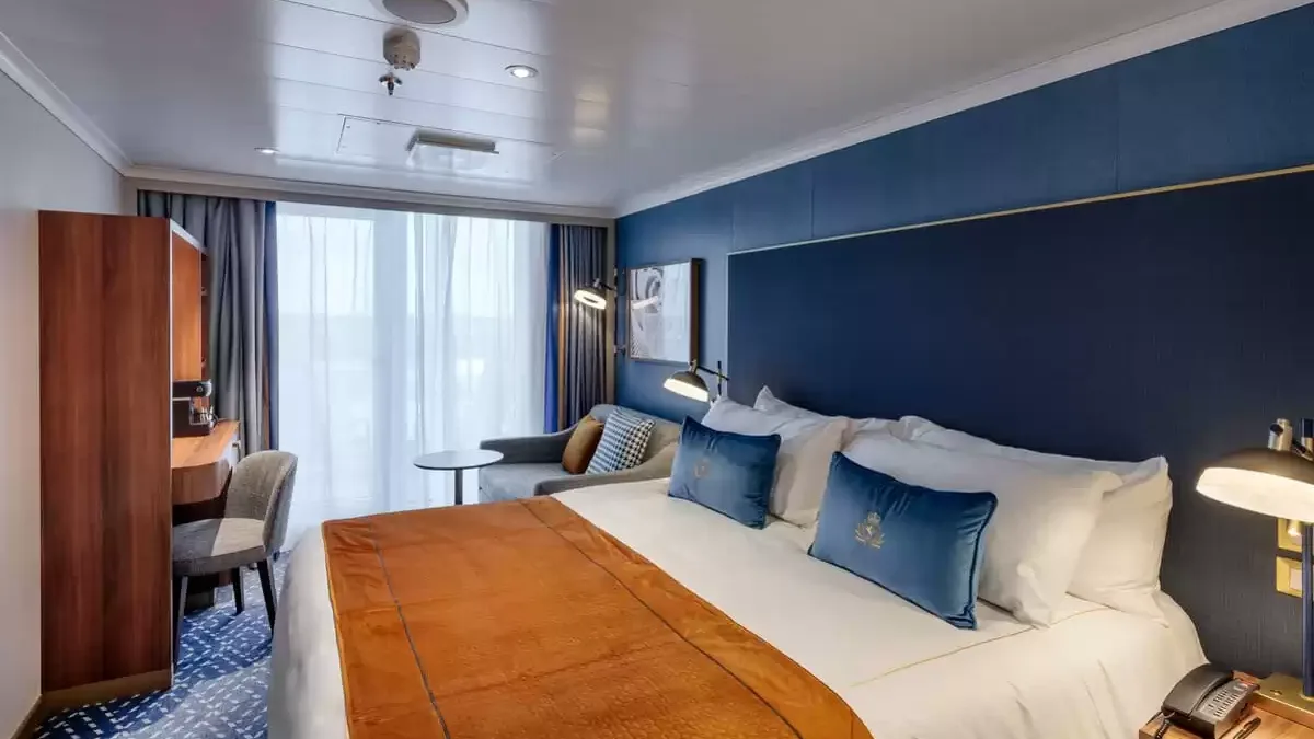 Une cabine à bord du Queen Anne