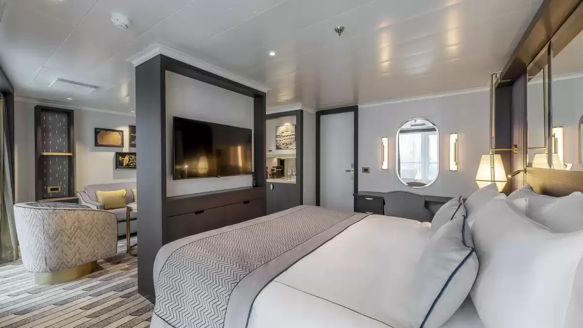 Une cabine à bord du Queen Anne