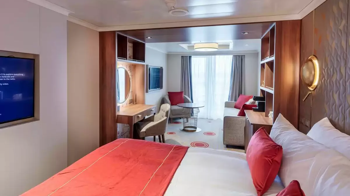 Une cabine à bord du Queen Anne