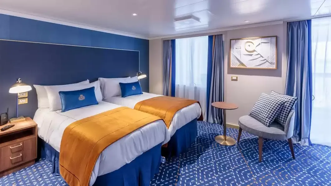 Une cabine à bord du Queen Anne
