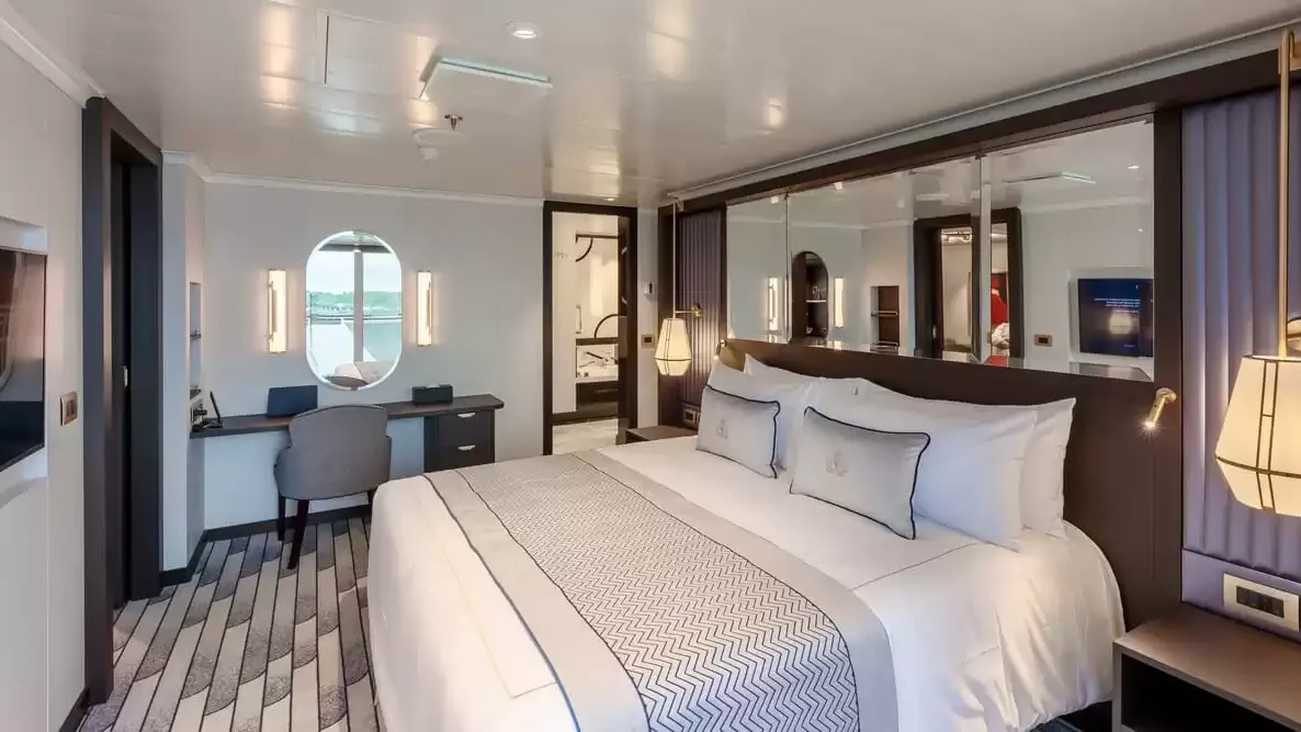 Une cabine à bord du Queen Anne
