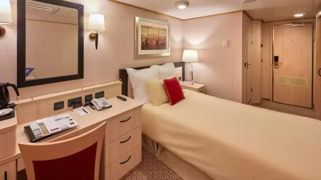 Une cabine à bord du Queen Elizabeth