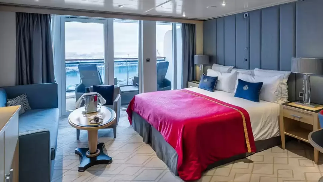 Une cabine à bord du Queen Elizabeth