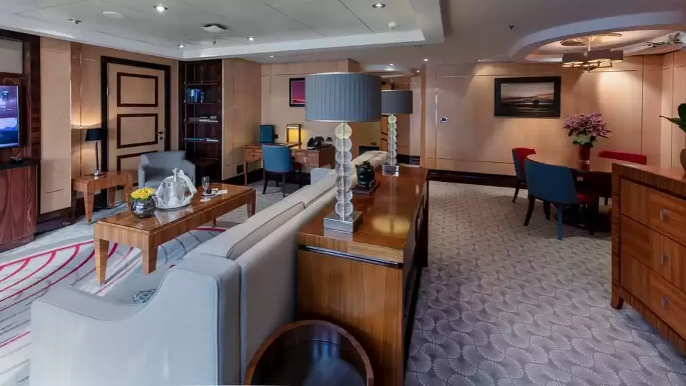 Une cabine à bord du Queen Mary 2
