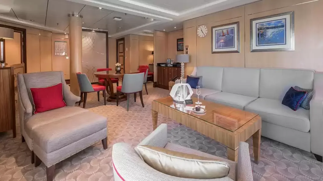 Une cabine à bord du Queen Mary 2