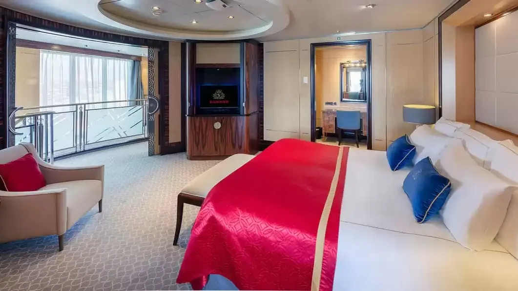 Une cabine à bord du Queen Mary 2