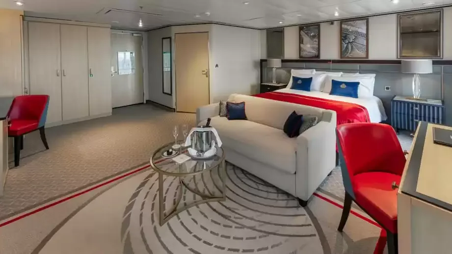 Une cabine à bord du Queen Mary 2