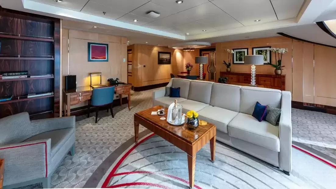 Une cabine à bord du Queen Mary 2