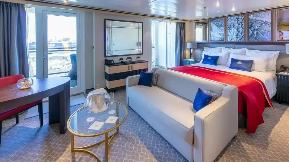 Une cabine à bord du Queen Mary 2
