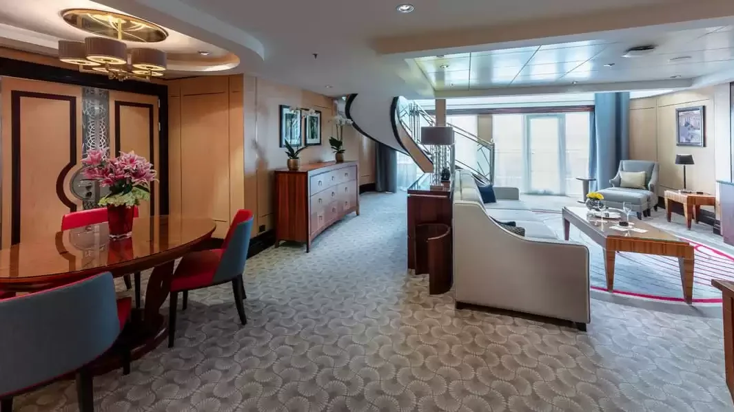 Une cabine à bord du Queen Mary 2
