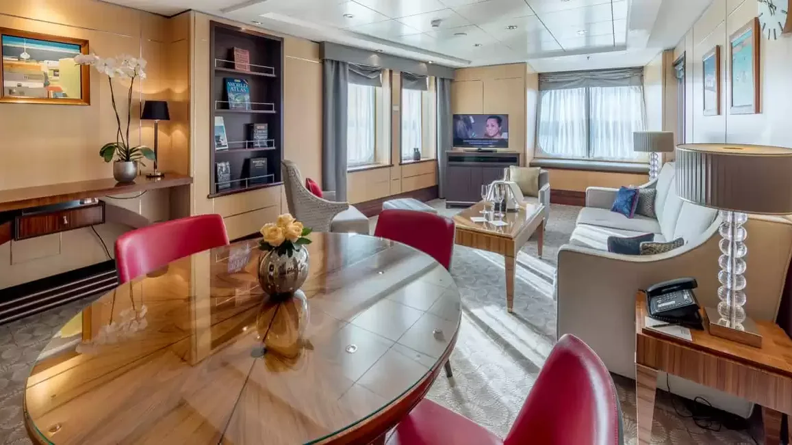 Une cabine à bord du Queen Mary 2