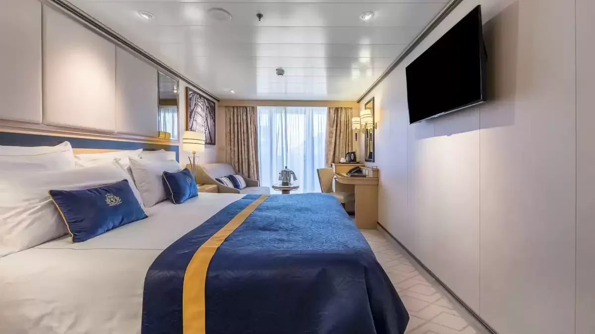 Une cabine à bord du Queen Mary 2