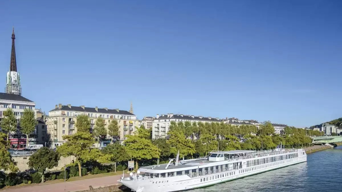 Le Renoir en mer, vu du ciel