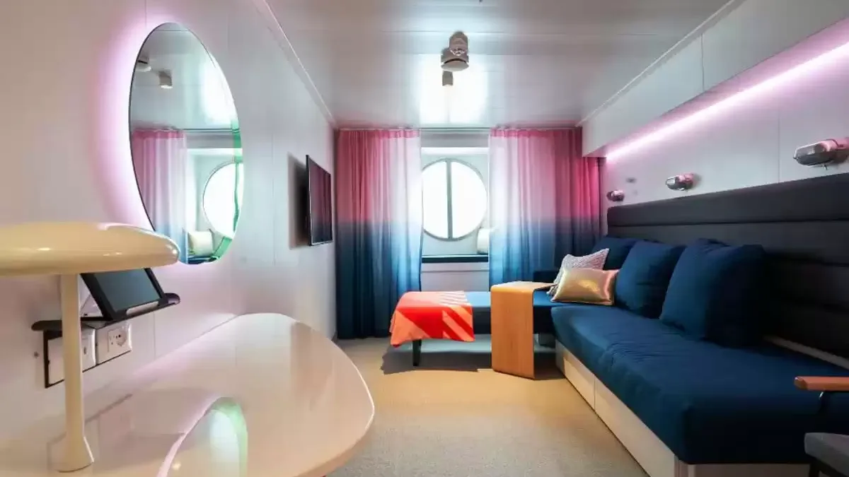 Une cabine à bord du Resilient Lady