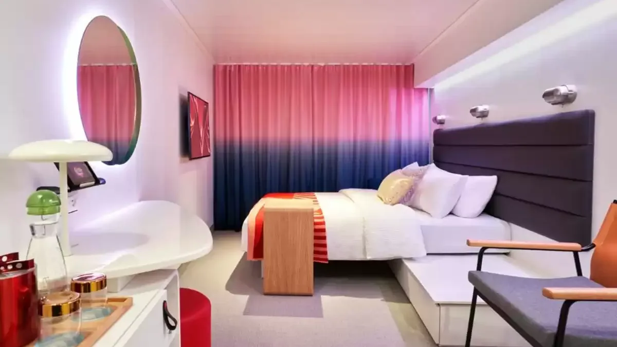 Une cabine à bord du Resilient Lady