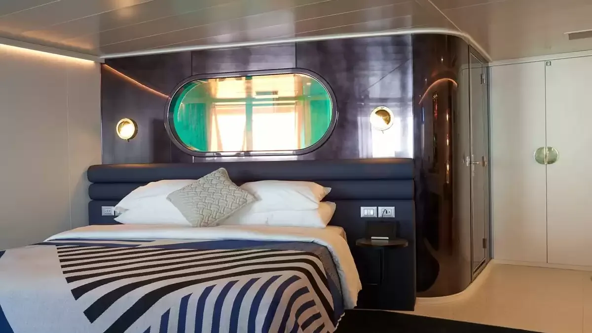 Une cabine à bord du Resilient Lady