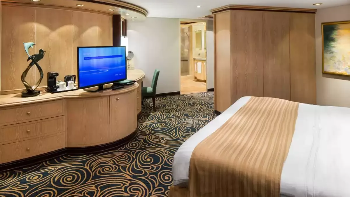 Une cabine à bord du Rhapsody of the Seas