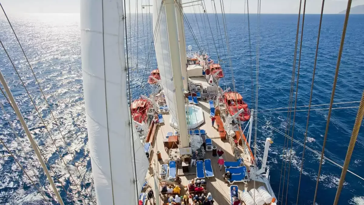 Espaces et activités à bord du Royal Clipper