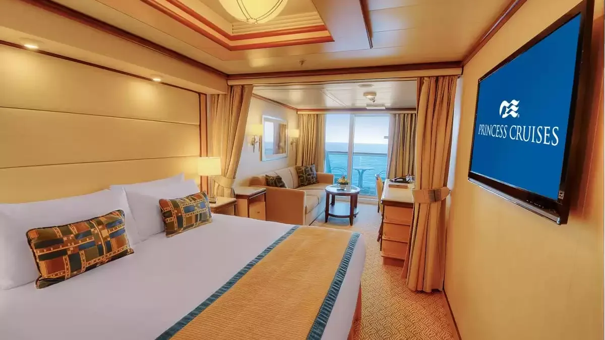 Une cabine à bord du Royal Princess