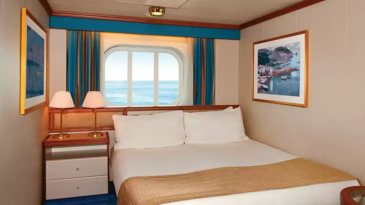 Une cabine à bord du Ruby Princess
