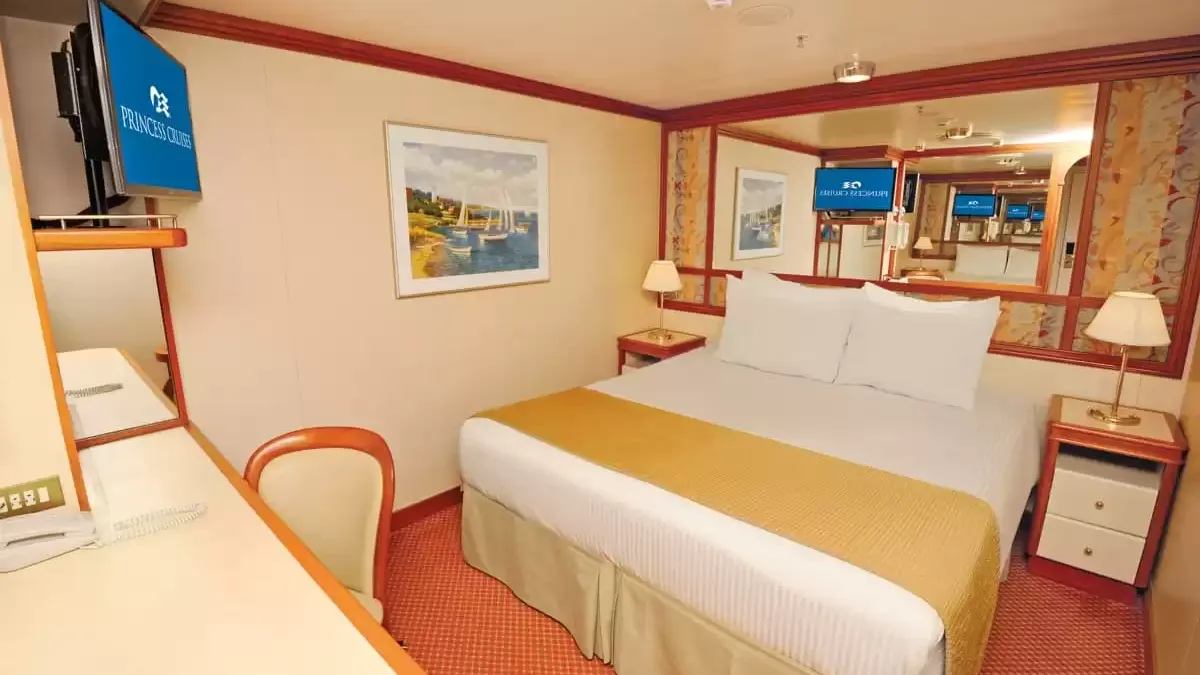 Une cabine à bord du Sapphire princess