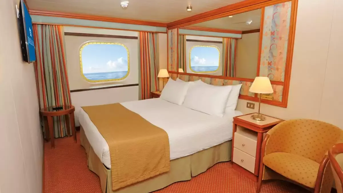 Une cabine à bord du Sapphire princess