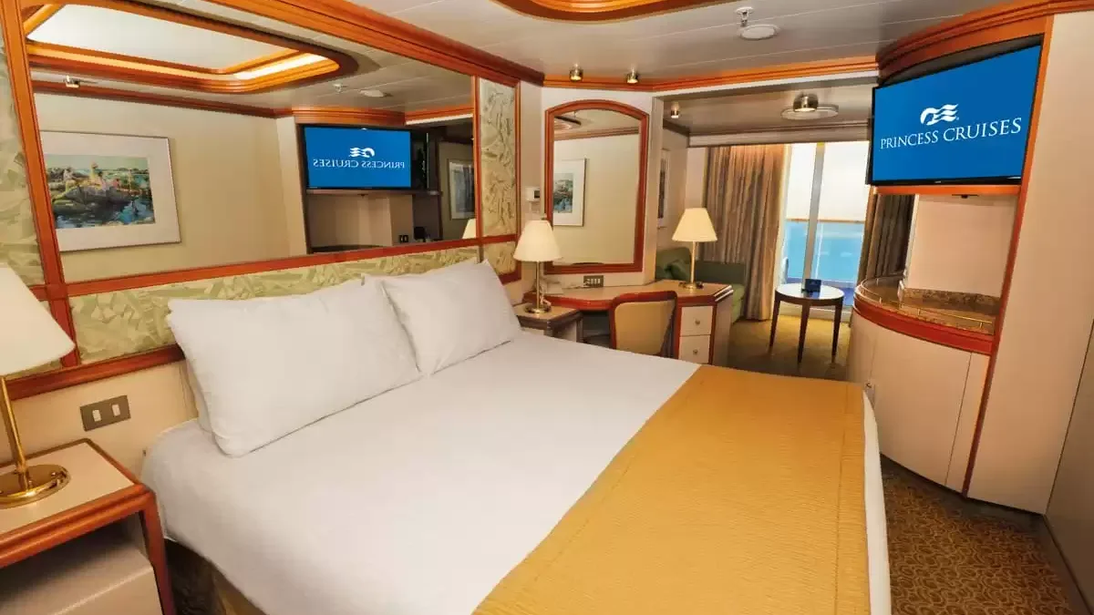 Une cabine à bord du Sapphire princess