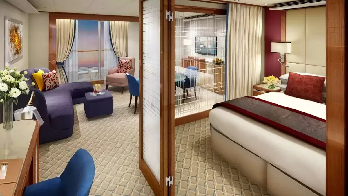 Une cabine à bord du Seabourn Encore