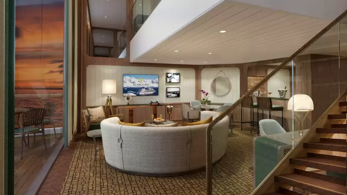 Une cabine à bord du Seabourn Venture