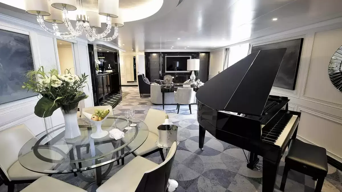 Une cabine à bord du Seven Seas Explorer