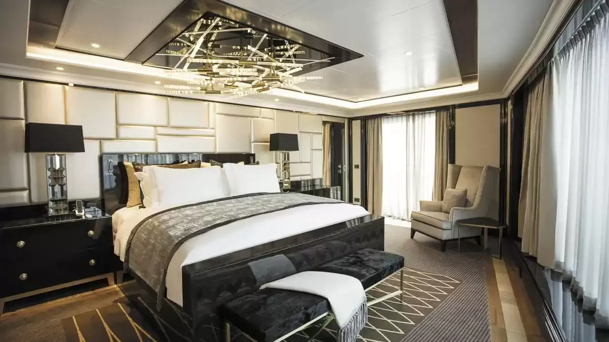 Une cabine à bord du Seven Seas Explorer