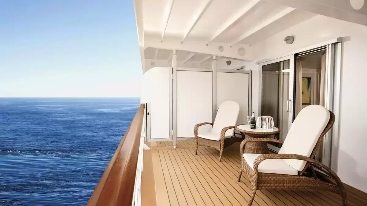 Une cabine à bord du Seven Seas Explorer