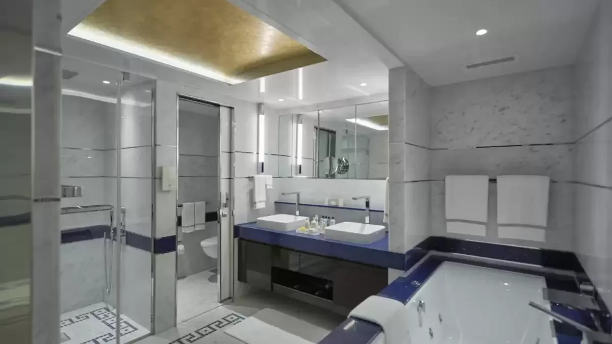 Une cabine à bord du Seven Seas Explorer