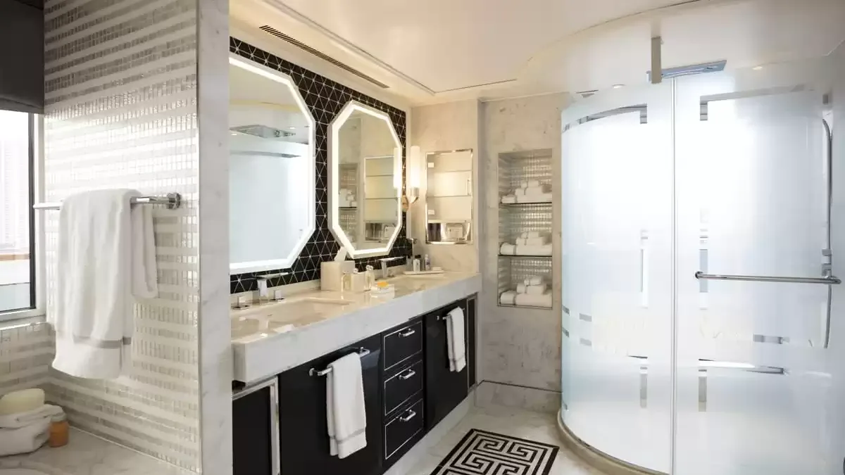 Une cabine à bord du Seven Seas Explorer