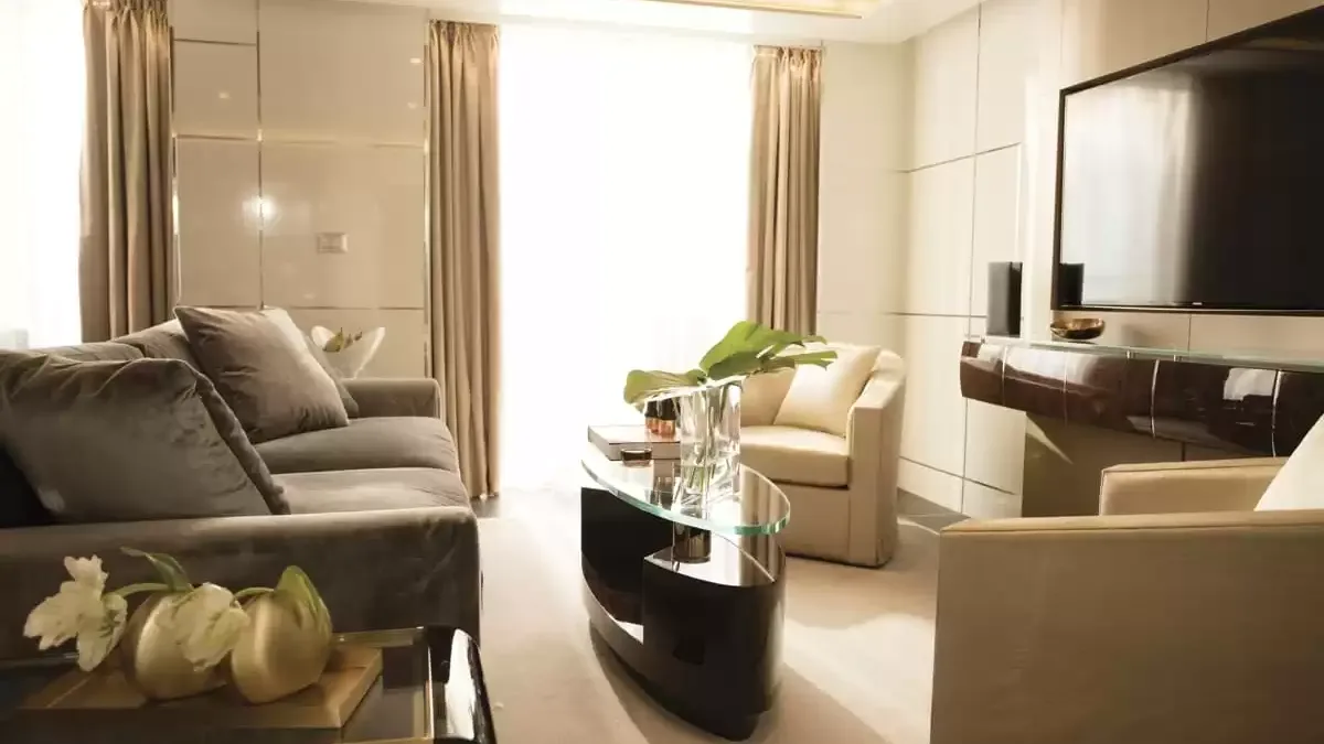 Une cabine à bord du Seven Seas Explorer